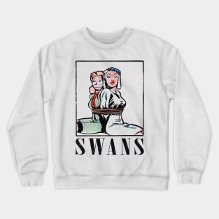 Swans ∆∆ Original Aesthetic Fan Design Crewneck Sweatshirt